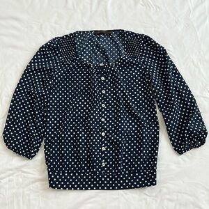 The Limited Polka Dot Blouse, Size XS